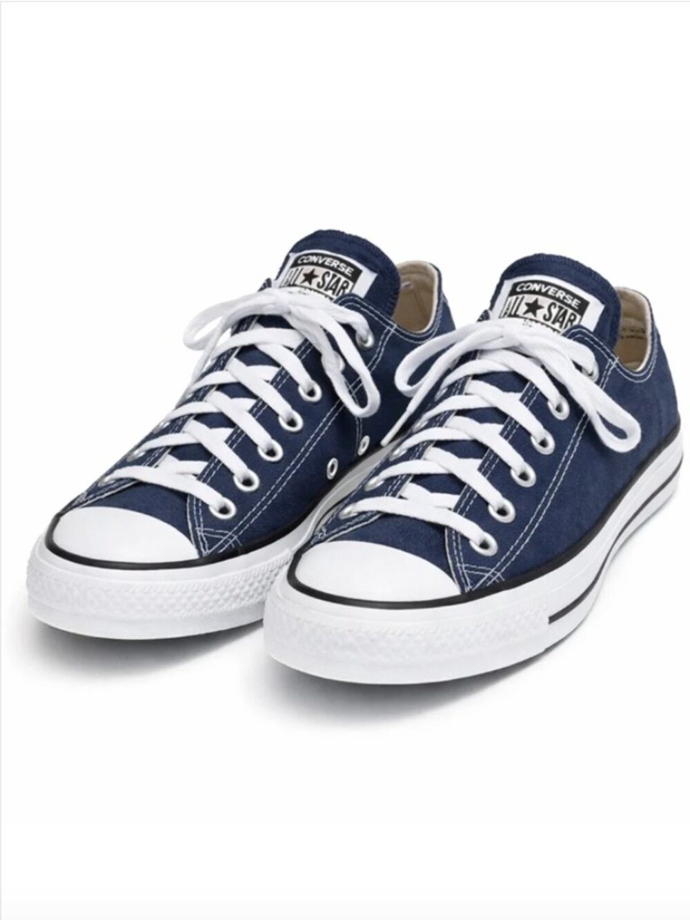 Women's Navy Converse (Size 8)